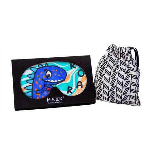 学生|儿童真丝眼罩MAZZZK卡通可爱睡眠眼罩遮光艺术风趣味舒适四季礼品 商品图2