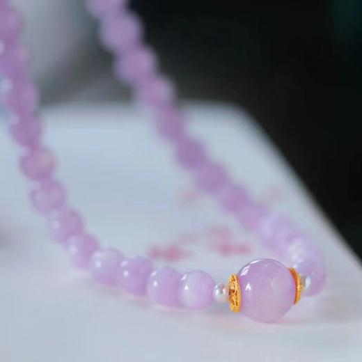 木槿紫锂辉手链项链耳钩夜宴宝石坏情绪退散 商品图3