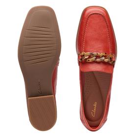 折上折！Clarks Sarafyna女款乐福鞋 玳瑁的装饰非常有质感