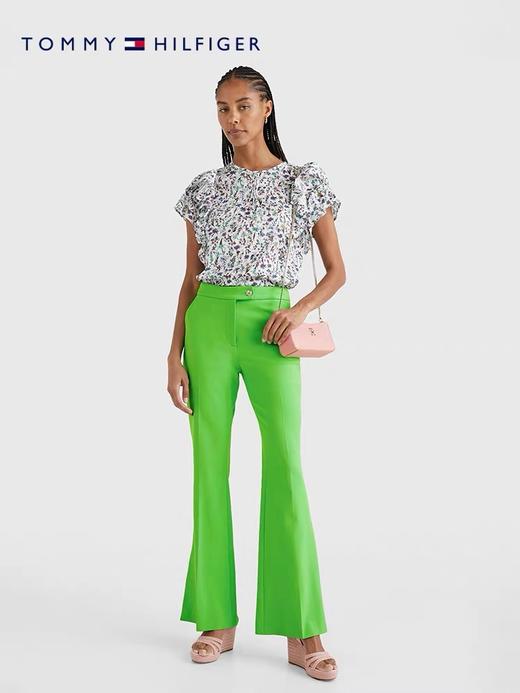 【特价商品不退不换】TOMMY 女衬衫  WW38689-0K4 .54%COTTON 46%VISCOSE 商品图3