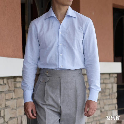 Flamenco 法国亚麻意式工艺衬衫 商品图0