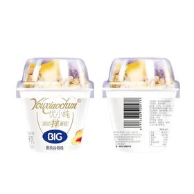优小纯搅拌酸奶-黄桃味180G