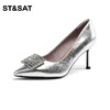 星期六方扣水尖头高跟鞋SS33111217 商品缩略图1