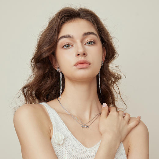 ARSIS 丨 繁绮系列 花影流苏耳钉 商品图8