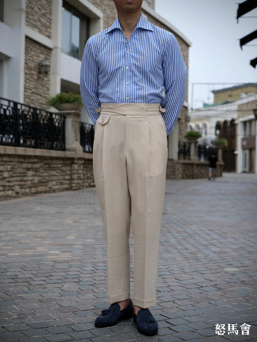 Merino Brothers 67%埃及棉33%亚麻混织意式工艺衬衫（10色可选） 商品图2