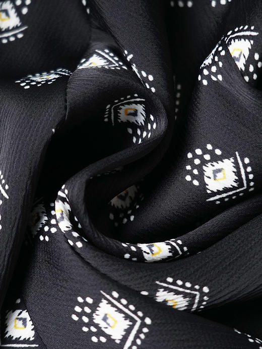 剩S/M 米思阳2025夏季新款度假风飘逸鱼尾修身裙碎花绑带不规则长裙1473 商品图4