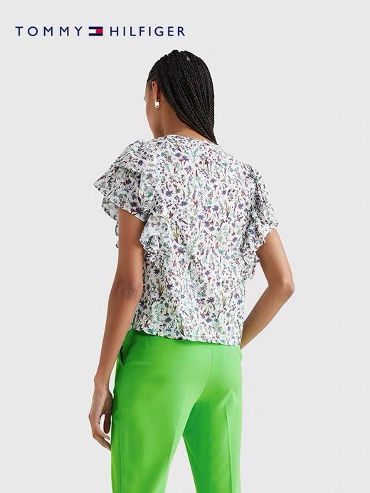 【特价商品不退不换】TOMMY 女衬衫  WW38689-0K4 .54%COTTON 46%VISCOSE 商品图4