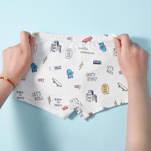 老米优品 / 两组立减12元 拍两组哦！单组不发货！《丽婴房儿童内裤》5A抗J平角内裤，采用环保水印，不刺激皮肤不闷汗，更健康舒服，优质面料，宝宝健康，妈妈安心 商品图5