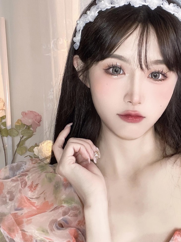 SUGARPLUM糖豆美瞳 年抛隐形眼镜 花生酱 14.5mm 1副/2片 左右度数可不同-VVCON美瞳网15