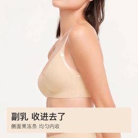 SCHIESSER德国舒雅软支撑舒适无痕聚拢夏季轻薄防外扩无钢圈胸罩内衣20/22391B