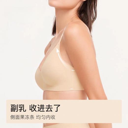 SCHIESSER德国舒雅软支撑舒适无痕聚拢夏季轻薄防外扩无钢圈胸罩内衣20/22391B 商品图0