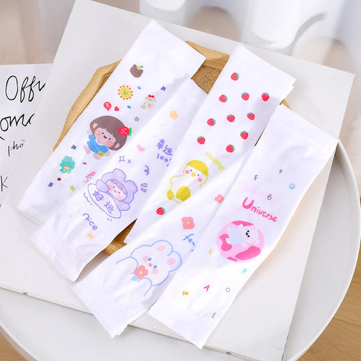 「9.9元包邮！数款可选」儿童防晒冰袖男孩女童夏季防蚊冰丝袖套宝宝抗起球冰袖卡通可爱童装 商品图3