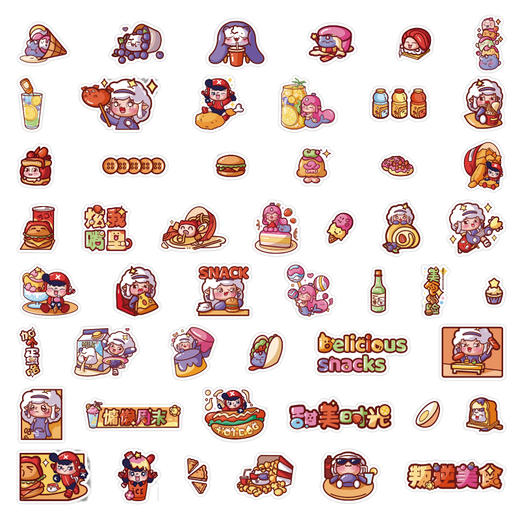 TIPETOYS吉尔奇手账贴纸包-奇幻美食JRQ6005 商品图4