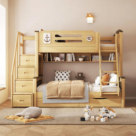 喜梦宝子母床上下铺双层床儿童床高低床子母床加宽航海家系列