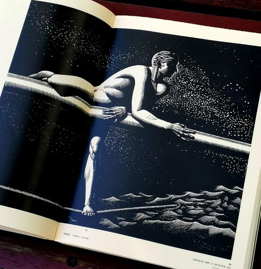 定制毛边本+藏书票编号本，作者签名钤印！！《洛克威尔•肯特插图选》，美国 肯特绘，吴伟编著，定制毛边本，作者签名钤印，黑色布面精装，白色布面函套，附赠明信片，凸版印刷书票，16开，成品尺寸210*28 商品图7