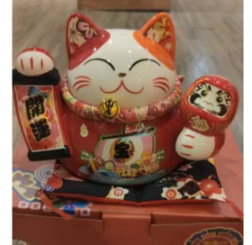 K-FYM-98581  6.5寸 手持达摩开运 招财猫