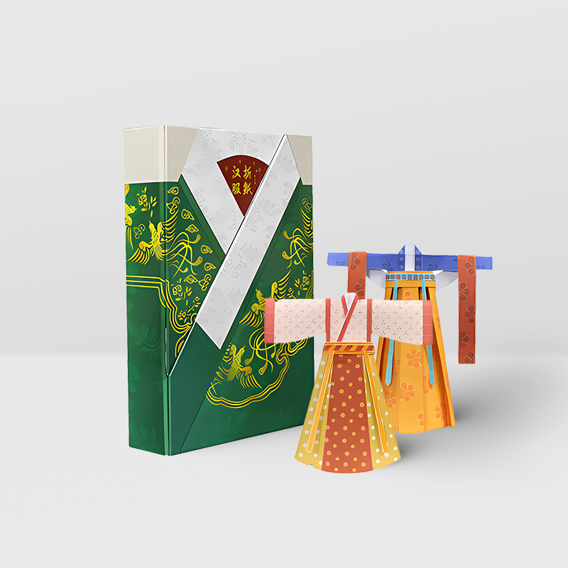 Harpaper丨汉服折纸手工DIY材料包礼盒装饰摆件儿童礼物