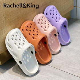 【包头EVA 底！两穿洞洞鞋】Rachell&King  夏季男女新款洞洞鞋 EVA材质  轻便舒适休闲透气 沙滩包头半凉拖鞋 （尺码偏小，建议拍大一码）