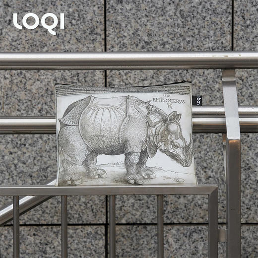 【收纳袋】德国LOQI时尚艺术环保收纳袋 阿尔布雷特丢勒 丢勒系列ZP.AD 文具数码配件收纳整理套包洗漱化妆防泼水 商品图5