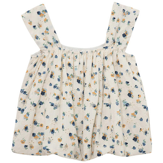 【尽显夏日风情吊带背心】穿上这款日系刺绣碎花吊带女背心，清新甜美的设计感瞬间提升。宽松版型舒适透气，同时展现出你的优美曲线。 商品图4