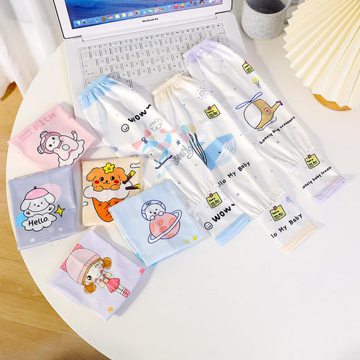 「9.9元包邮！数款可选」防晒冰袖袖套男童女童宽松版冰冰凉凉夏季薄款儿童冰丝胳膊套学生童装 商品图1