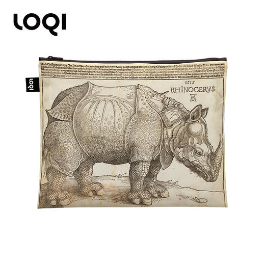 【收纳袋】德国LOQI时尚艺术环保收纳袋 阿尔布雷特丢勒 丢勒系列ZP.AD 文具数码配件收纳整理套包洗漱化妆防泼水 商品图1