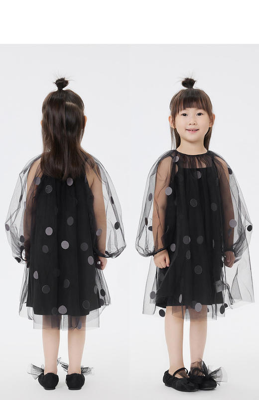 jnby  23年秋款  网纱公主风短袖连衣裙  1N7G22740 商品图5