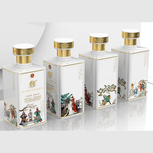 52度五粮液经典名著系列（名著四珍）500ml*4 商品图2