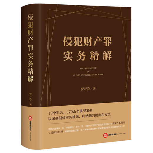 侵犯财产罪实务精解 罗开卷著 2023年5月新书 商品图1