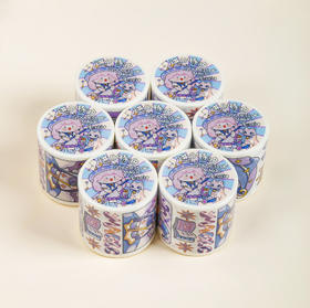 TIPETOYS手账胶带豆芽酱魔法女神（紫）DYJ5074-L