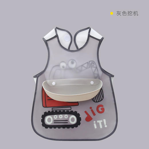 【宝宝吃饭必备！婴儿口水围兜】薄款设计透气，适合春夏季穿着，可爱的儿童图案更加迷人。防水、薄款设计，适合春夏季使用。背心式围嘴，轻松穿戴。小孩爱吃东西时，不用担心弄脏衣服，让你更省心！ 商品图10