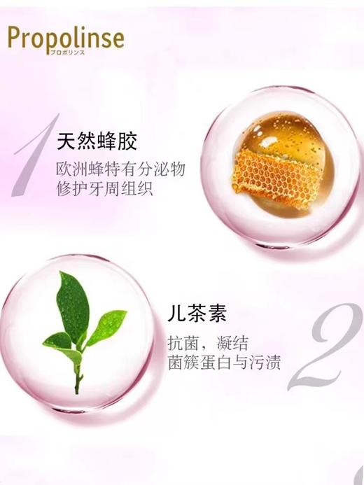 日本比那氏Propolinse蜂胶复合漱口水清新口气去口臭樱花味600ml*2【exp2024.7非质量问题不退不换】 商品图2