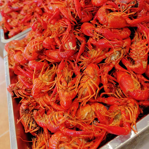 周三配送！私厨秘制系列上新喽✨
吮指麻辣小龙虾🦞选用潜江中红硬壳儿2年小龙虾，外壳深红，肉质紧实，口感弹，秘制香料爆香，一口入魂！在这个夏天感受不一样的麻小儿吧！4—5钱/只，一份50只，3.5斤 商品图2