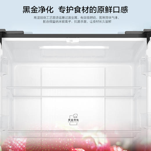 【下单前咨询地址库存】海尔(Haier)465升十字对开门嵌入冰箱 一级高配双变频 黑金净化 三档变温 BCD-465WGHTDEDS9 商品图5