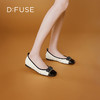 DFuse迪芙斯秋季新款小香风浅口平底单鞋女蝴蝶结优雅芭蕾舞鞋DF33111113 商品缩略图9