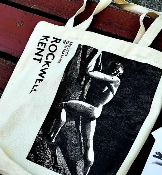 定制毛边本+藏书票编号本，作者签名钤印！！《洛克威尔•肯特插图选》，美国 肯特绘，吴伟编著，定制毛边本，作者签名钤印，黑色布面精装，白色布面函套，附赠明信片，凸版印刷书票，16开，成品尺寸210*28 商品图14