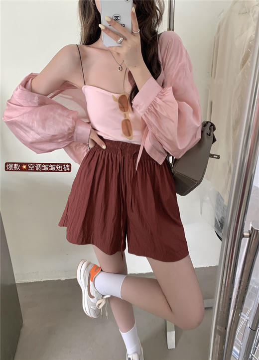 <曾小咸推荐>褶皱休闲短裤 商品图3