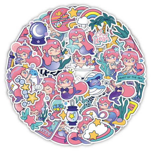 TIPETOYS吉尔奇手账贴纸包-海洋女王（NANA）JRQ6004 商品图1