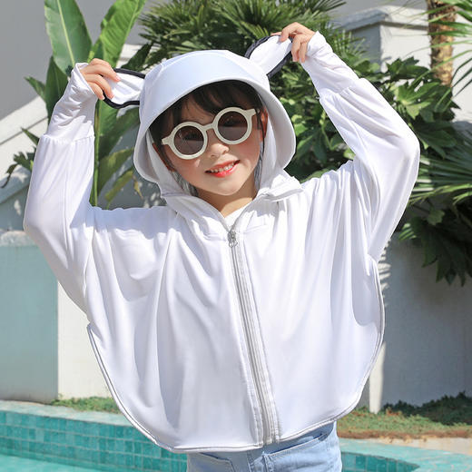 「无惧夏日！五色可选」瑞雅儿童防晒披肩 可爱薄款皮肤衣斗篷男女童防晒服春夏外套上衣 商品图1