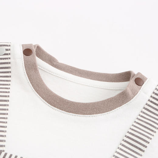 丽婴房-童衣类（夏）E1连身装\游戏裤中灰 商品图2