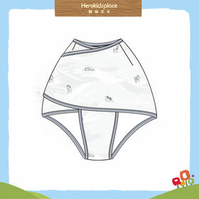 Domiamia哆咪呀初生防惊跳包裹带 雪岭雾狼 89033