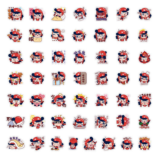 TIPETOYS吉尔奇手账贴纸包-奇趣表情（ANNI）JRQ6001 商品图3