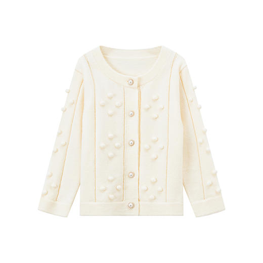 笛莎Deesha 童装女童2023年秋季新款针织开衫外套 商品图4