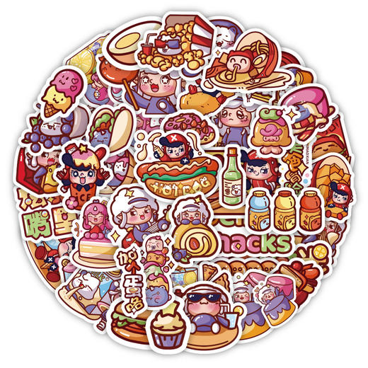 TIPETOYS吉尔奇手账贴纸包-奇幻美食JRQ6005 商品图1