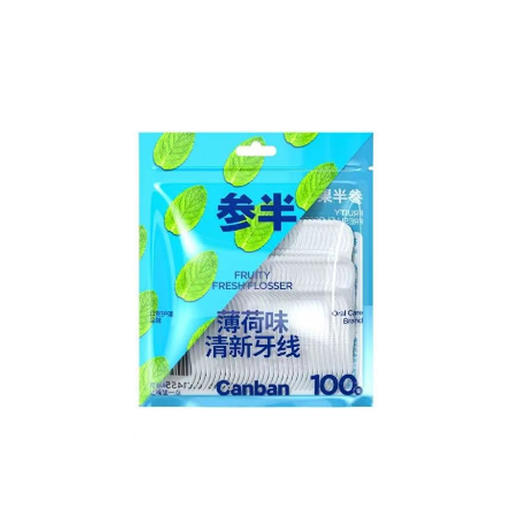 参半薄荷味清新牙线100支 商品图0