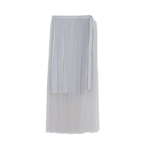 谜底半身裙2022夏季新款内搭H型两件式网纱半裙优雅减龄222MB0727 商品图3