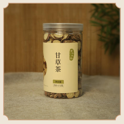内蒙古梁外甘草切片天然不熏硫 甘草酸含量高 250g/罐 商品图4