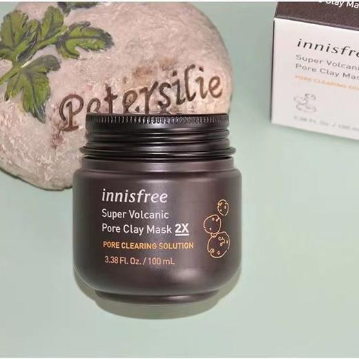 韩国Innisfree悦诗风吟火山岩泥毛孔清洁面膜补水保湿控油去黑头(2024年3月) 商品图2