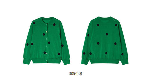 jnby  23年秋款  耐洗亲肤短款开襟毛衫  1N7314360 商品图5
