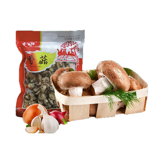 【甘肃甄选】香百鲜干香菇 250g/袋*2袋 商品图1